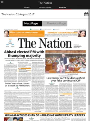 The Nation Pakistan android App screenshot 2